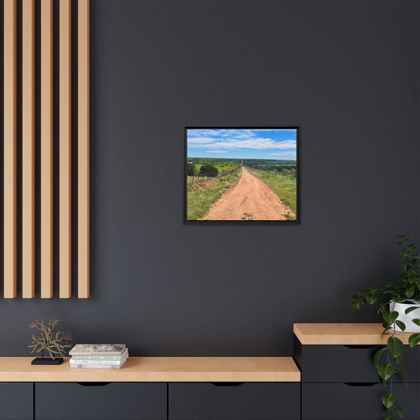 Red Dirt Road, Gallery Canvas Wraps, Horizontal Frame