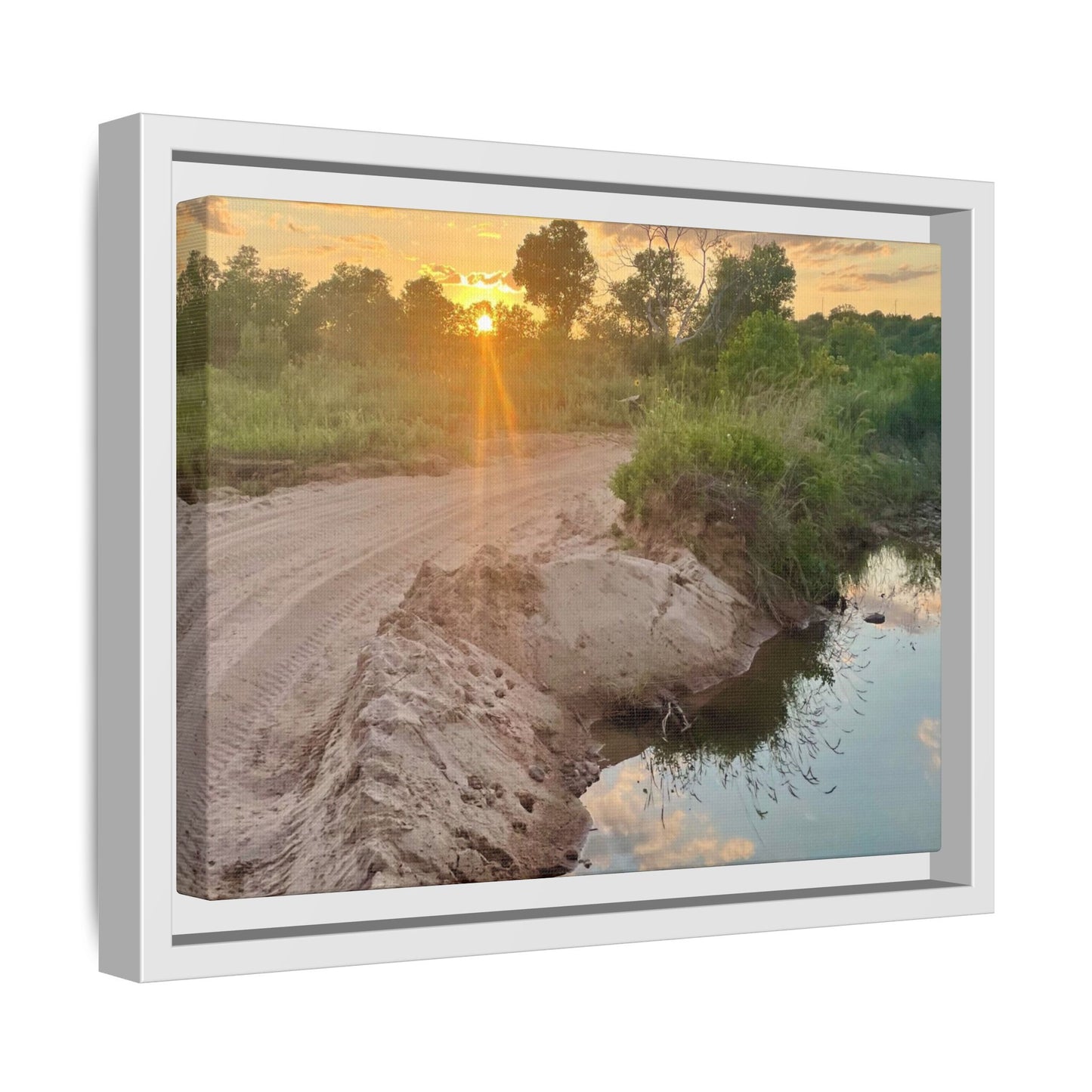 Matte Canvas, Framed (Multi-color)