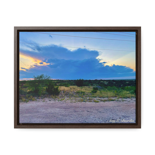 Cloudy Sunset, Gallery Canvas Wraps, Horizontal Frame