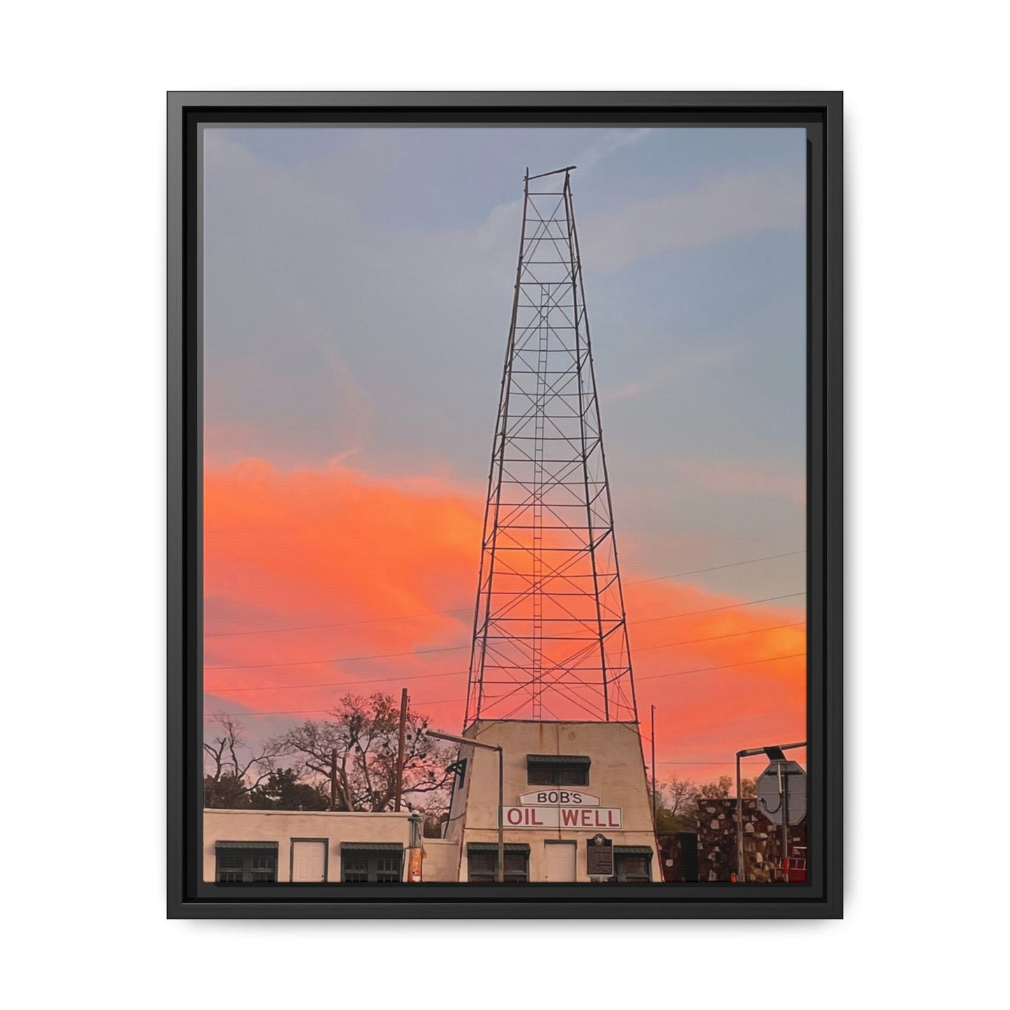 Bob's Oil Well, Gallery Canvas Wraps, Vertical Frame