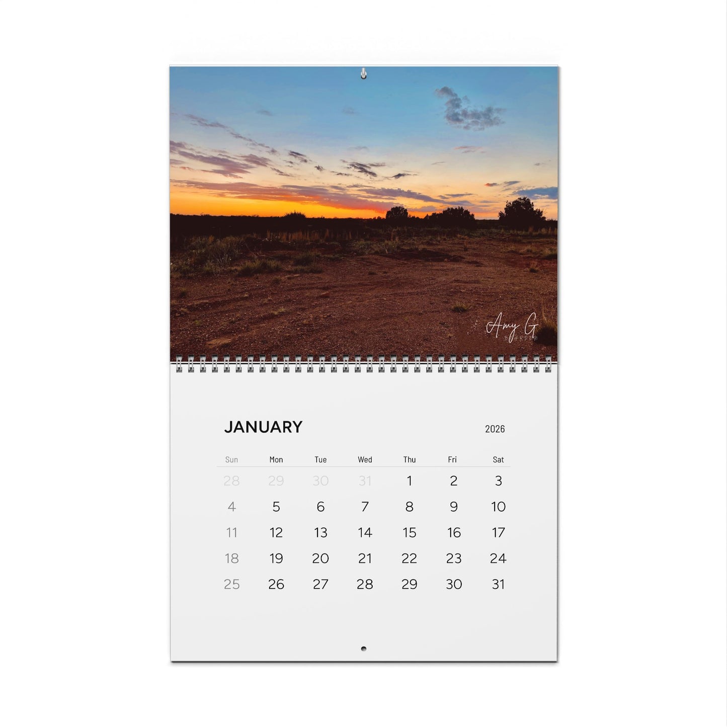 Amy G Bearden, Wall Calendars (2026)