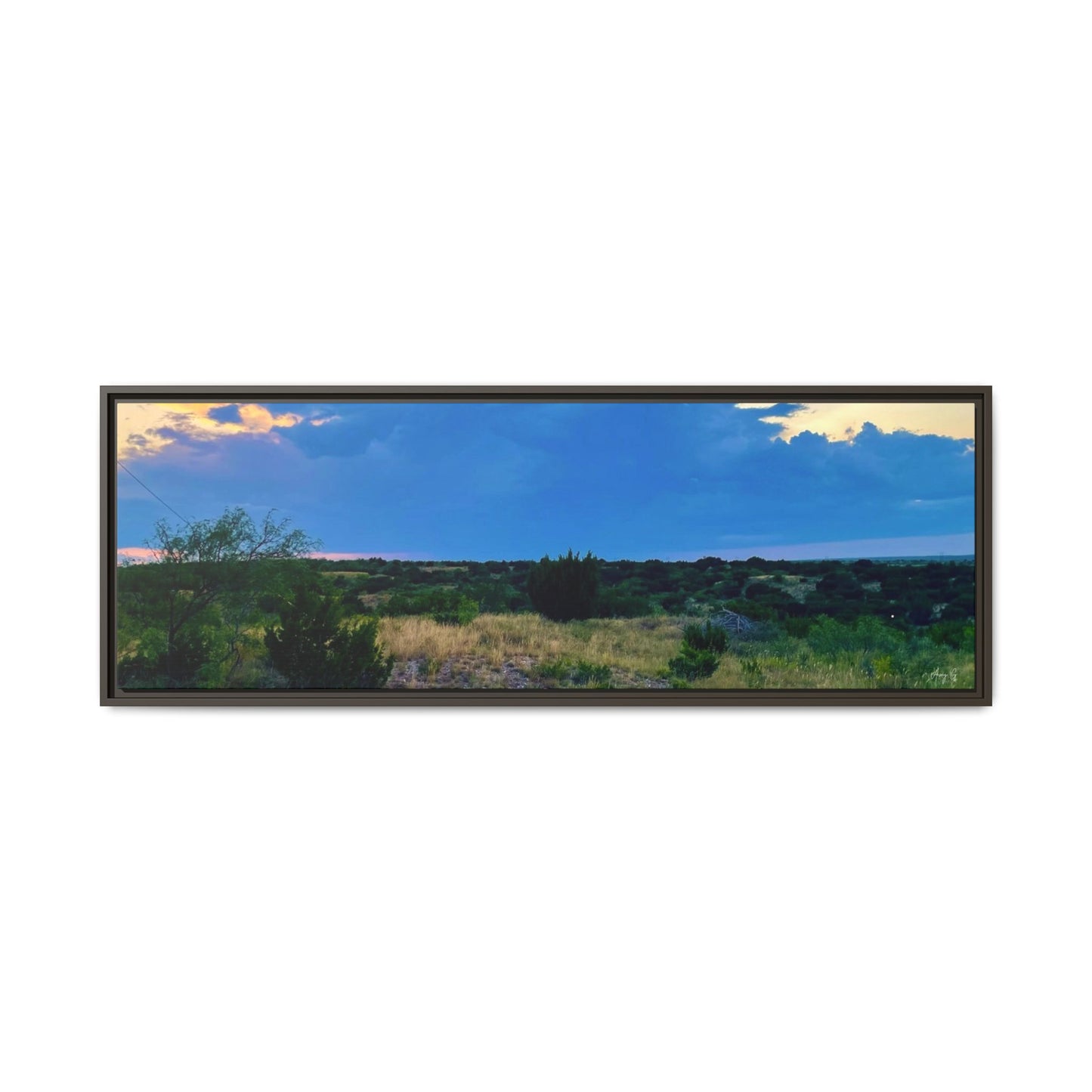 Cloudy Sunset, Gallery Canvas Wraps, Horizontal Frame