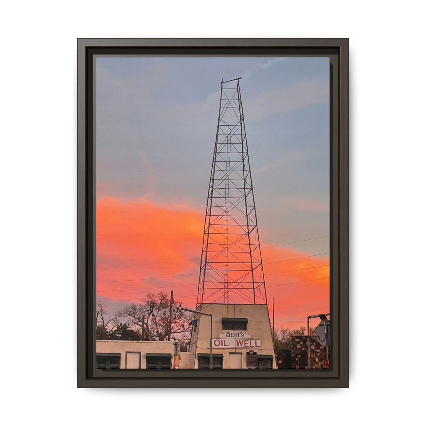 Bob's Oil Well, Gallery Canvas Wraps, Vertical Frame
