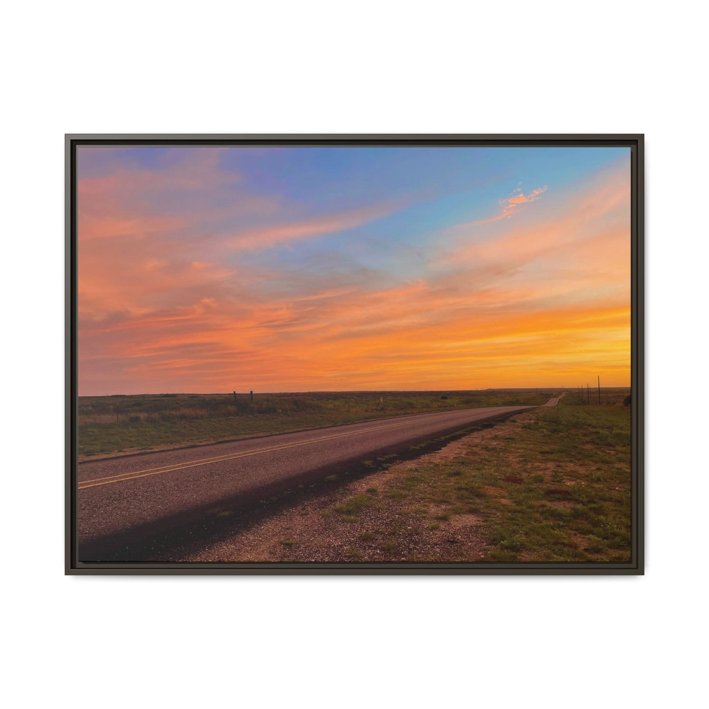 Fire and Ice Gallery Canvas Wraps, Horizontal Frame