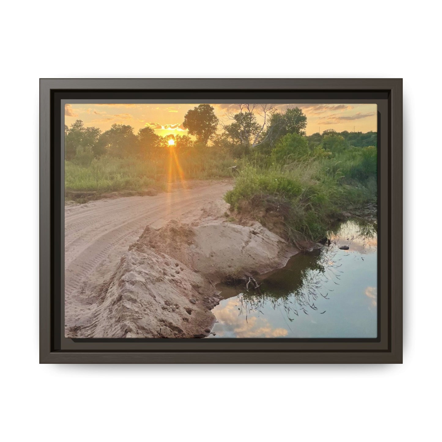 Matte Canvas, Framed (Multi-color)