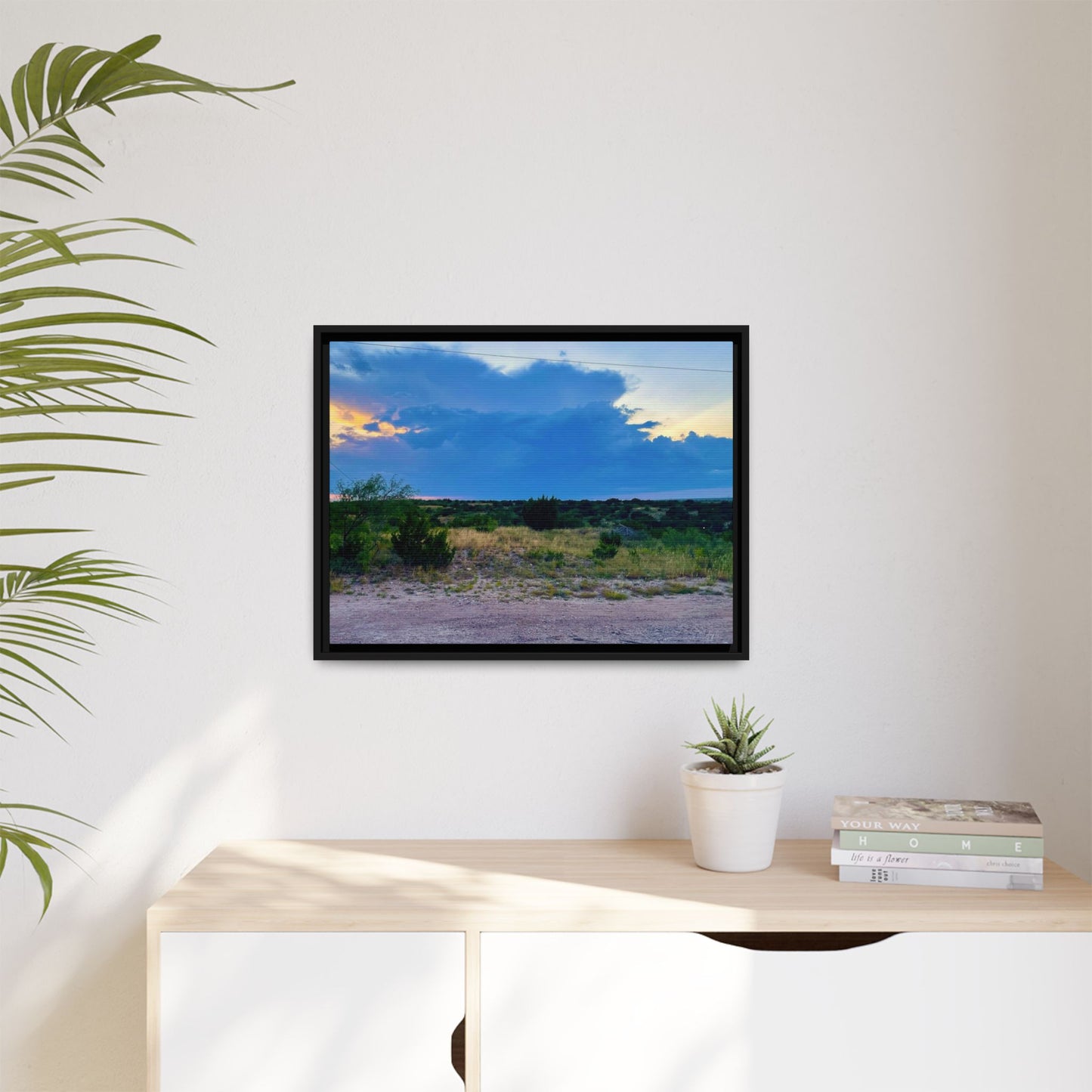 Cloudy Sunset, Gallery Canvas Wraps, Horizontal Frame
