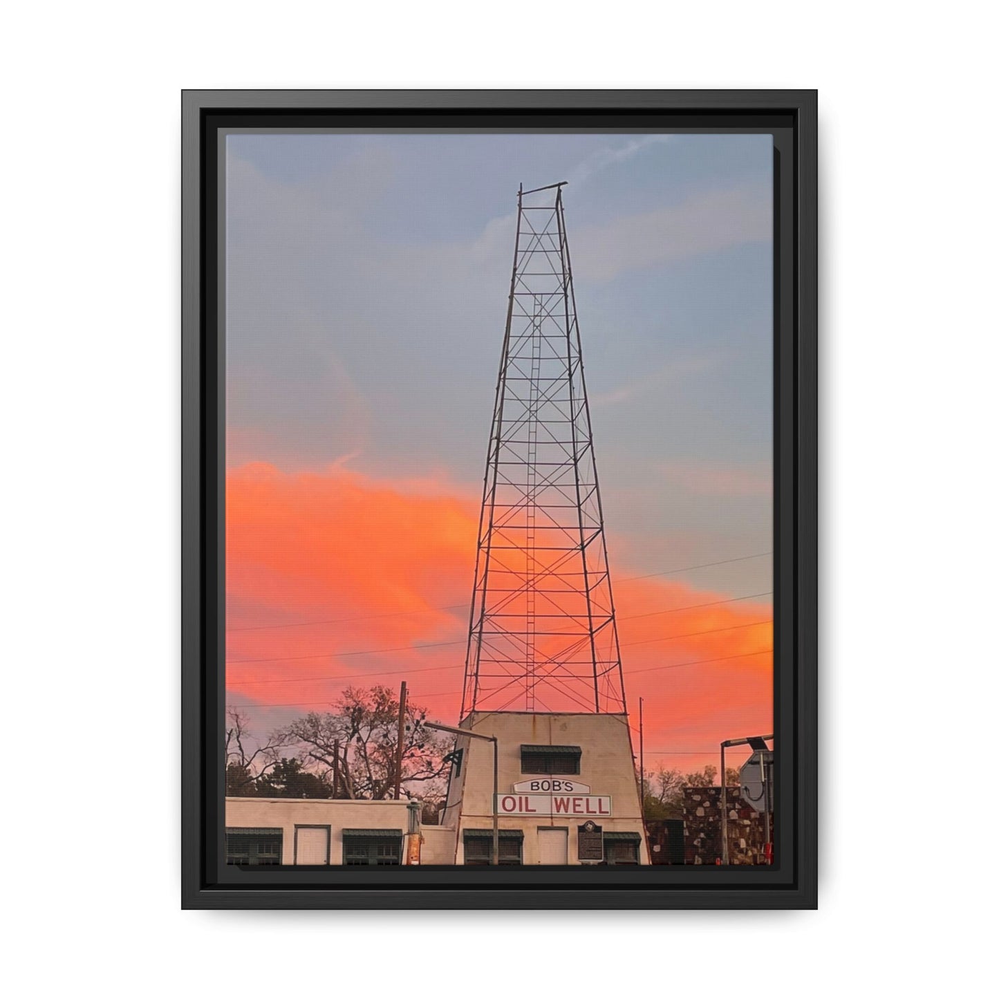 Bob's Oil Well, Gallery Canvas Wraps, Vertical Frame