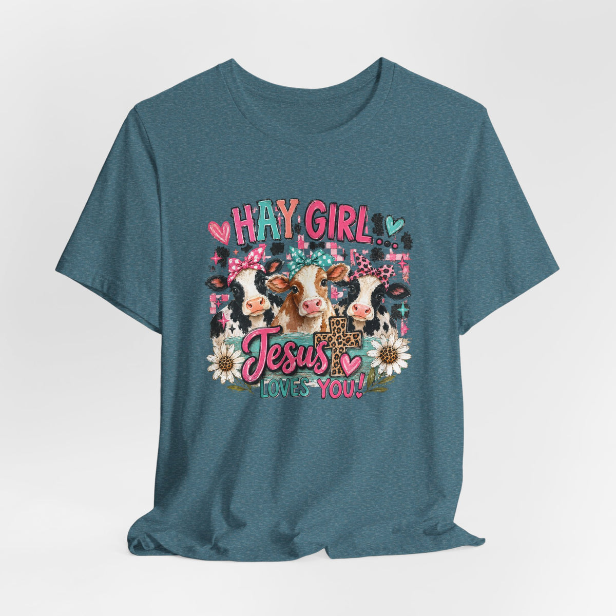 Hay girl, Unisex Jersey Short Sleeve Tee