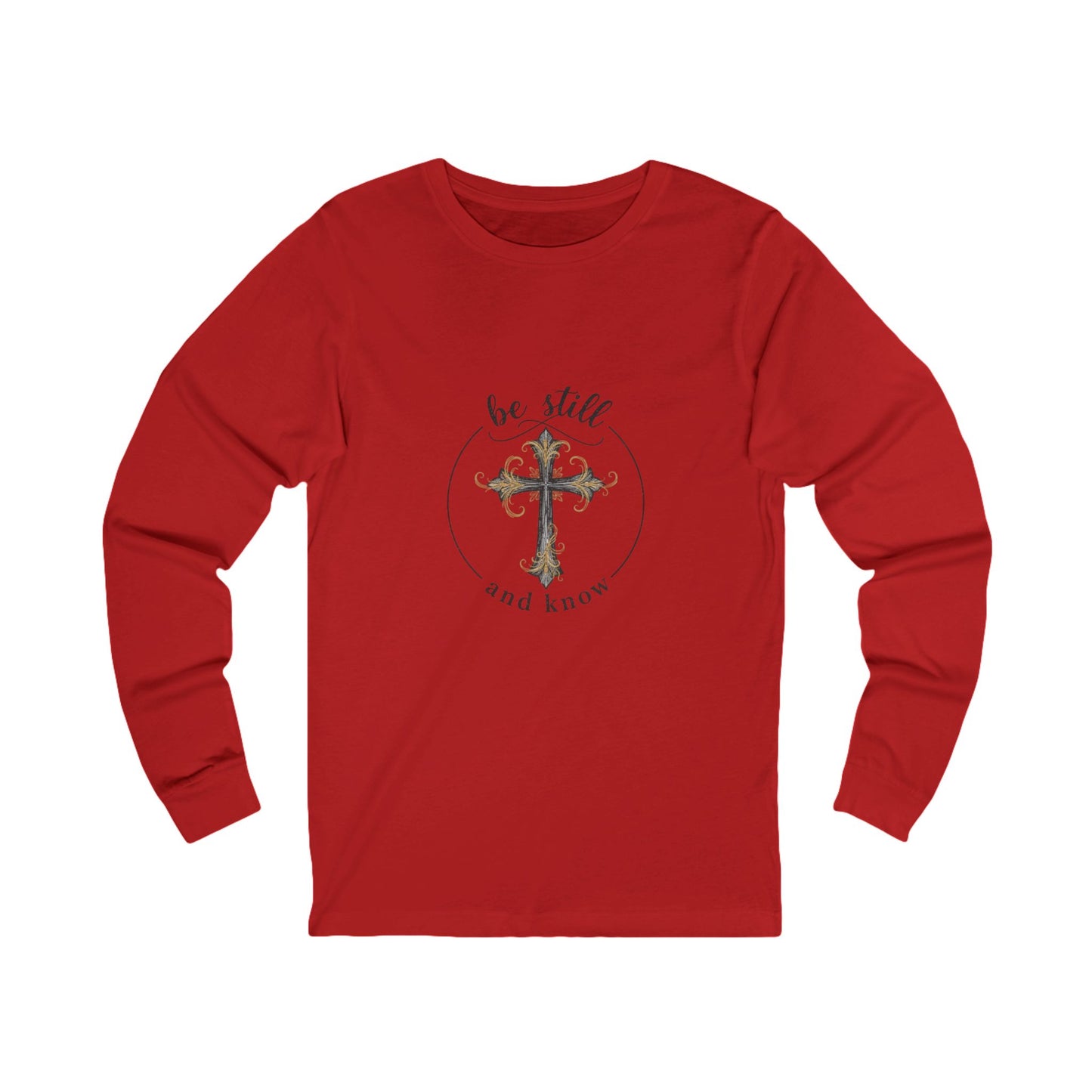 Be Still and Know, Unisex Jersey Long Sleeve Tee