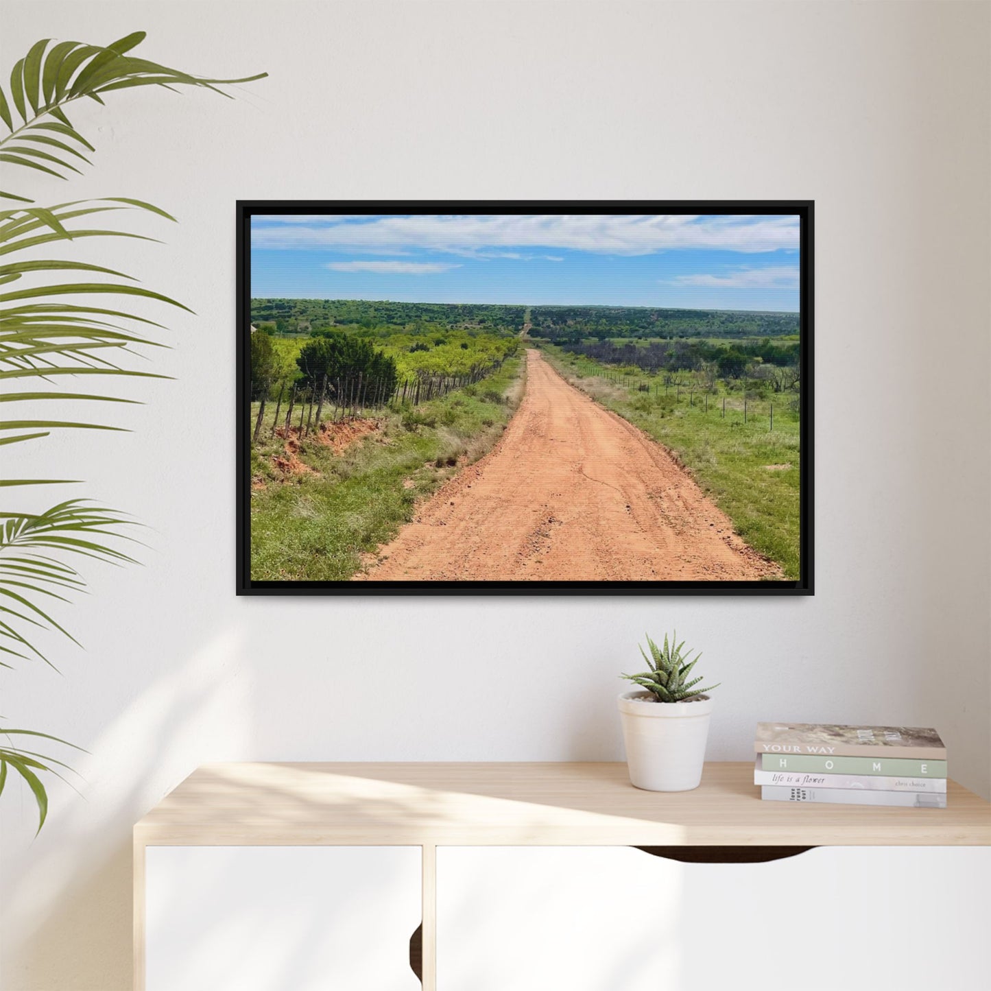 Red Dirt Road, Gallery Canvas Wraps, Horizontal Frame