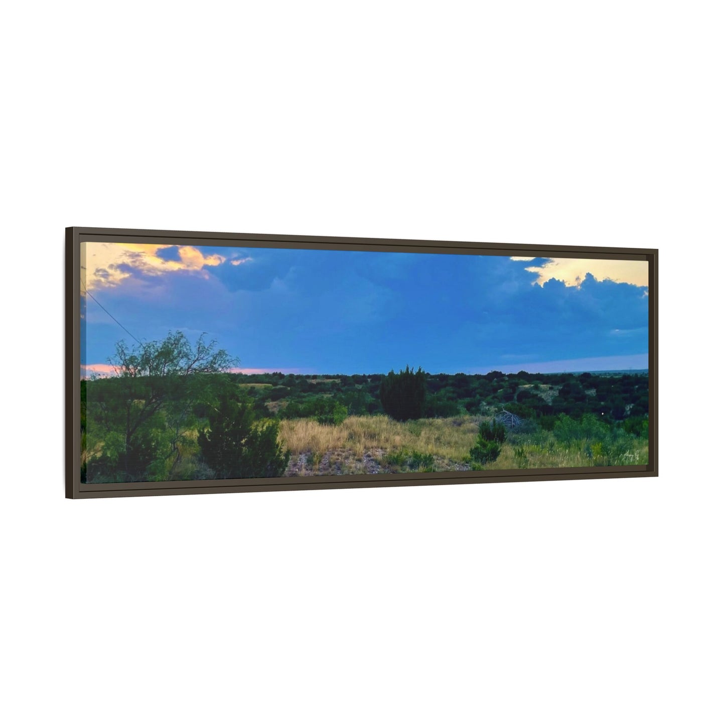 Cloudy Sunset, Gallery Canvas Wraps, Horizontal Frame