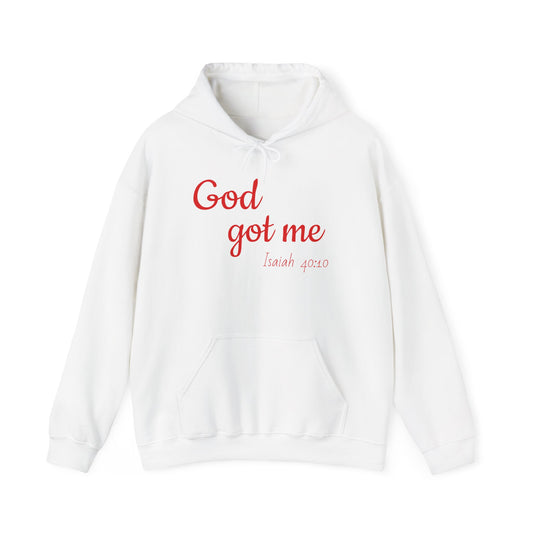 God Got Me, Unisex Heavy Blend™ Hooded Sweatshirt