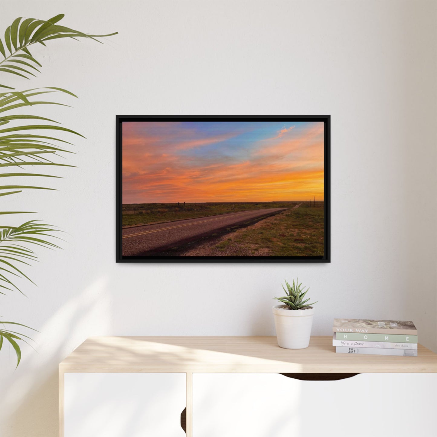 Fire and Ice Gallery Canvas Wraps, Horizontal Frame
