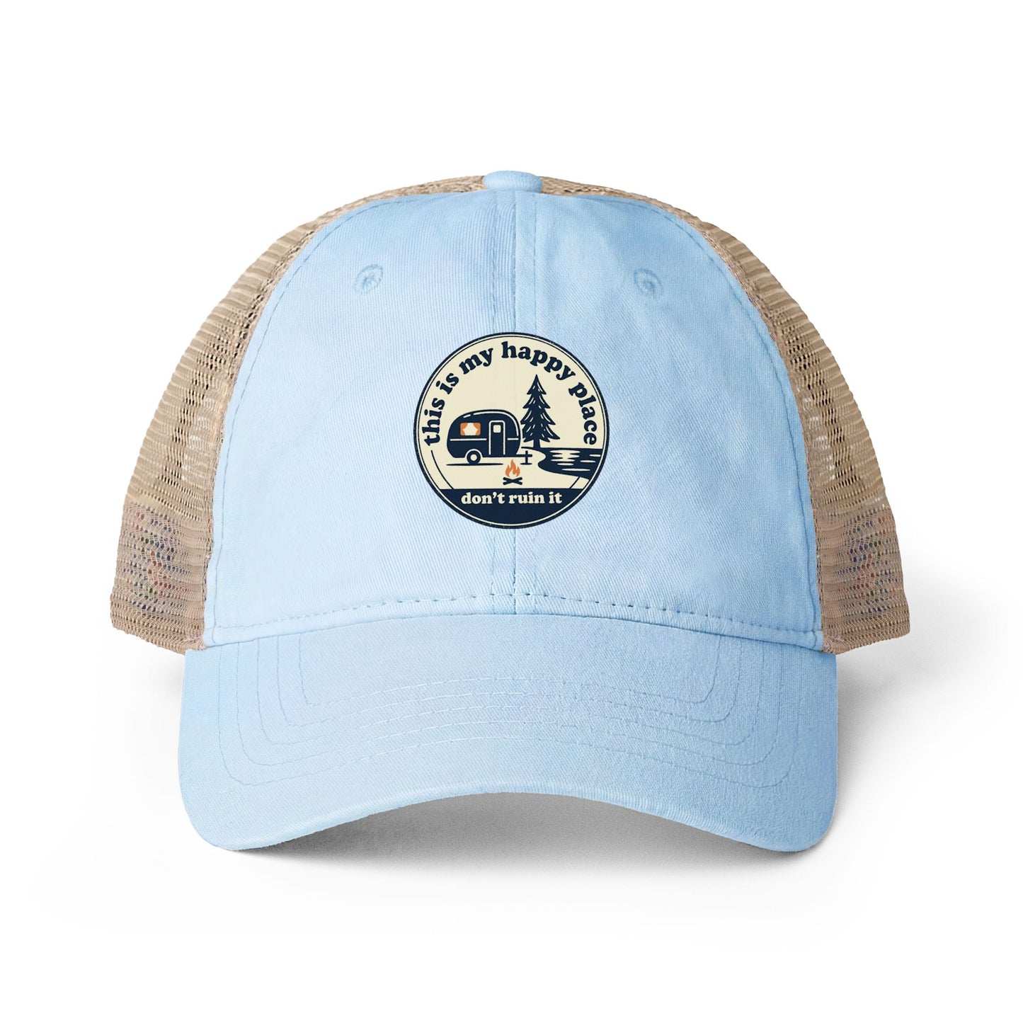 Women's Washed Mesh-Back Cap