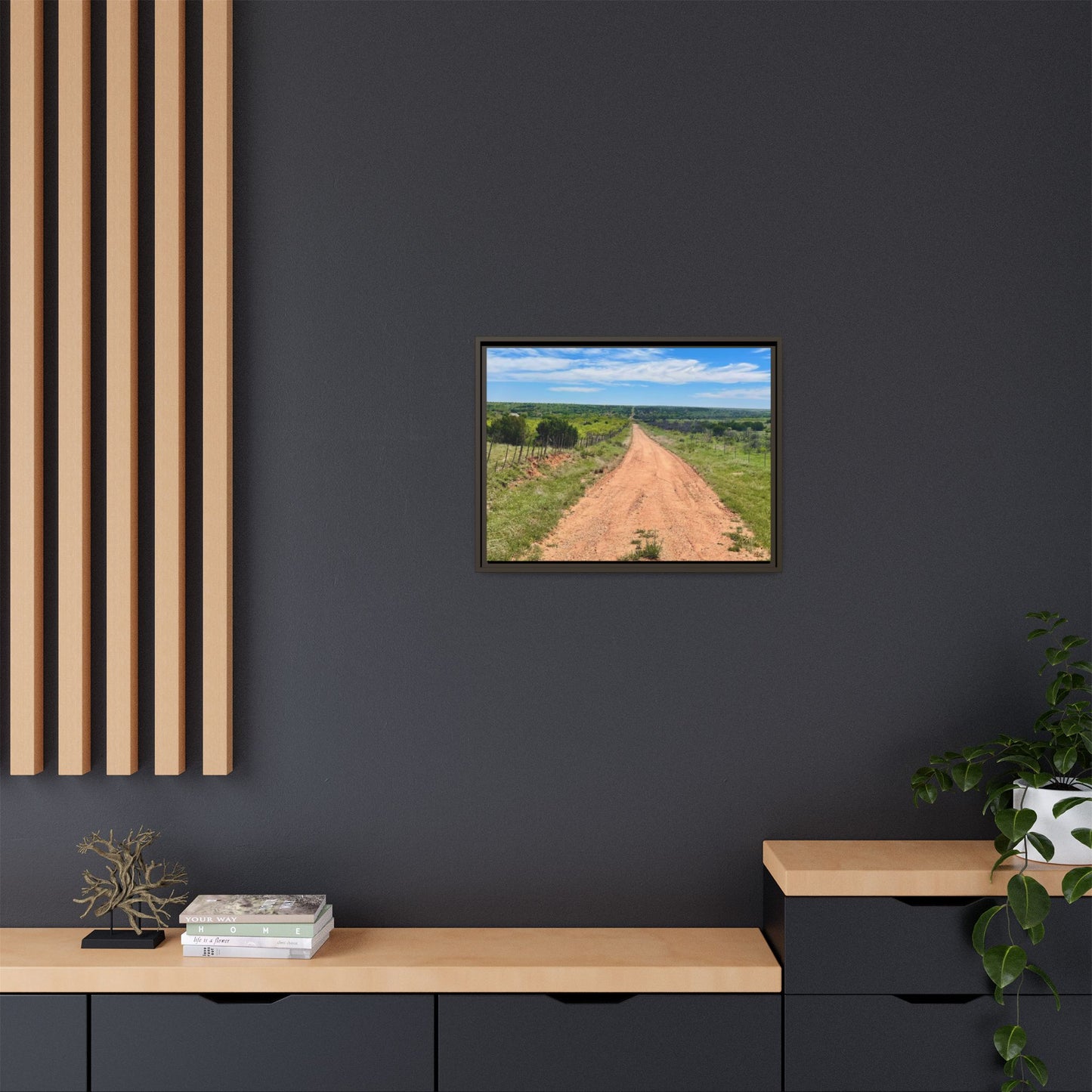 Bird Ranch Road, Matte Canvas, Framed (Multi-color)