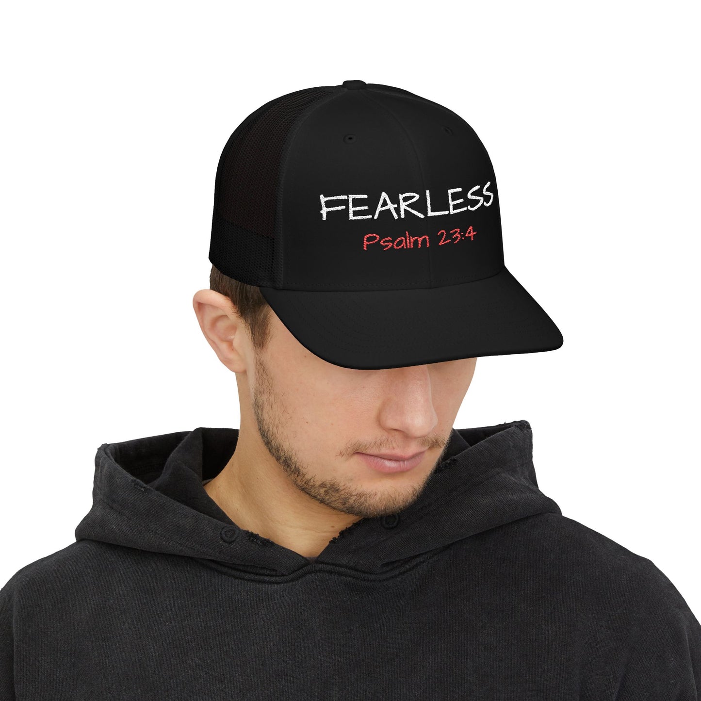 Fearless, Snapback Trucker Cap (Embroidery)