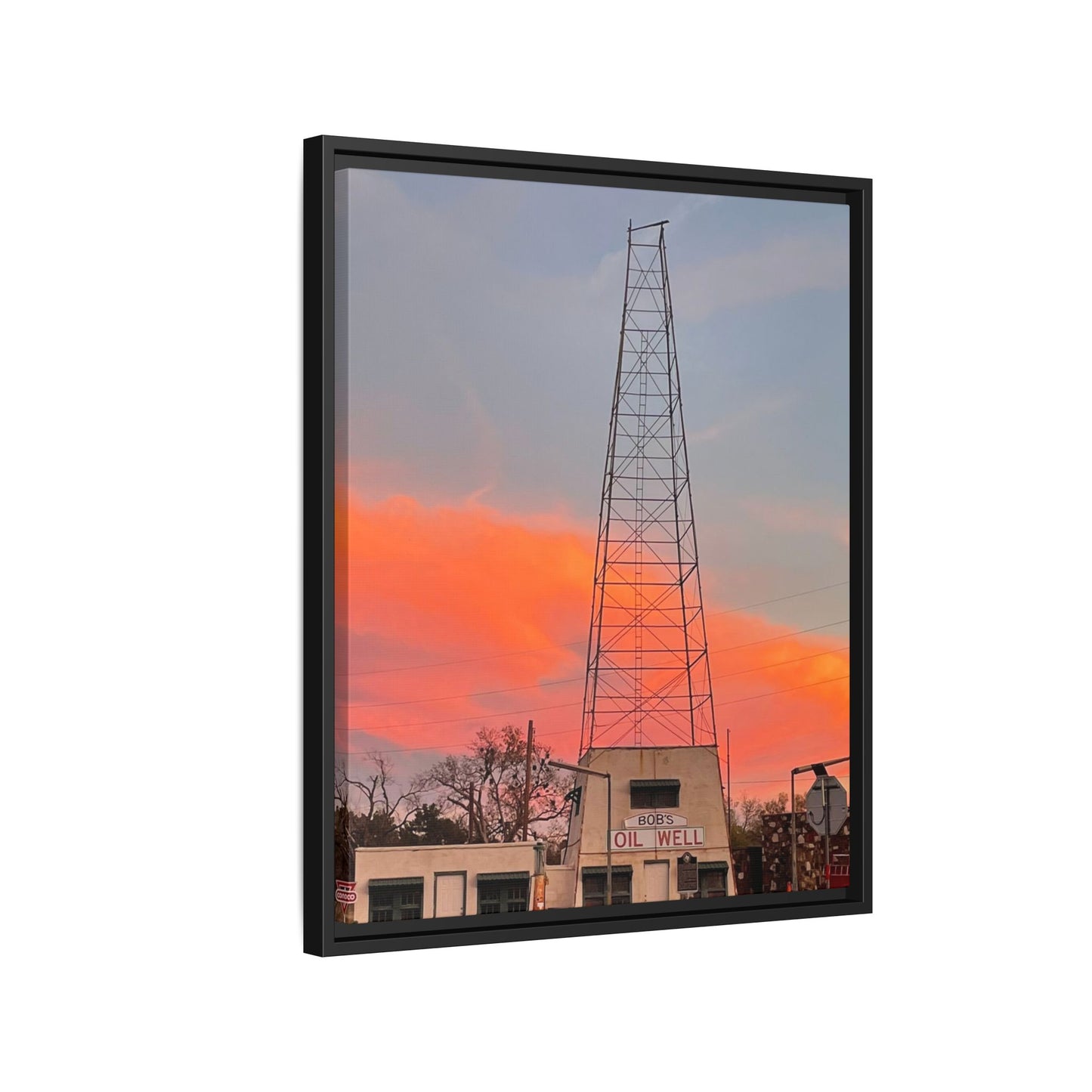 Bob's Oil Well, Gallery Canvas Wraps, Vertical Frame