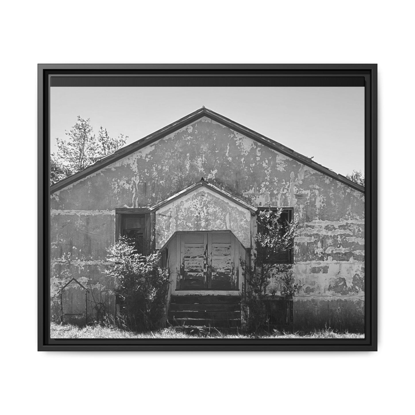 Old Abandoned Church, Gallery Canvas Wraps, Horizontal Frame