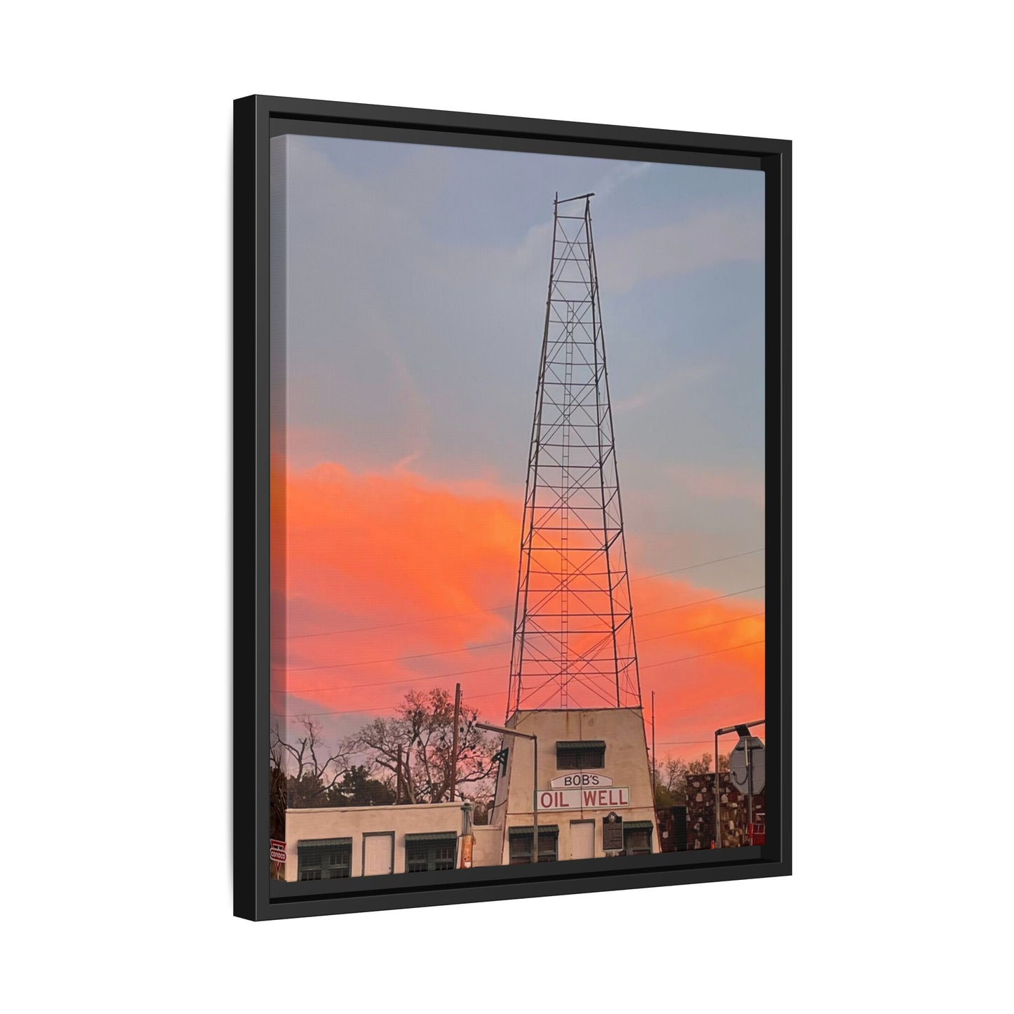 Bob's Oil Well, Gallery Canvas Wraps, Vertical Frame