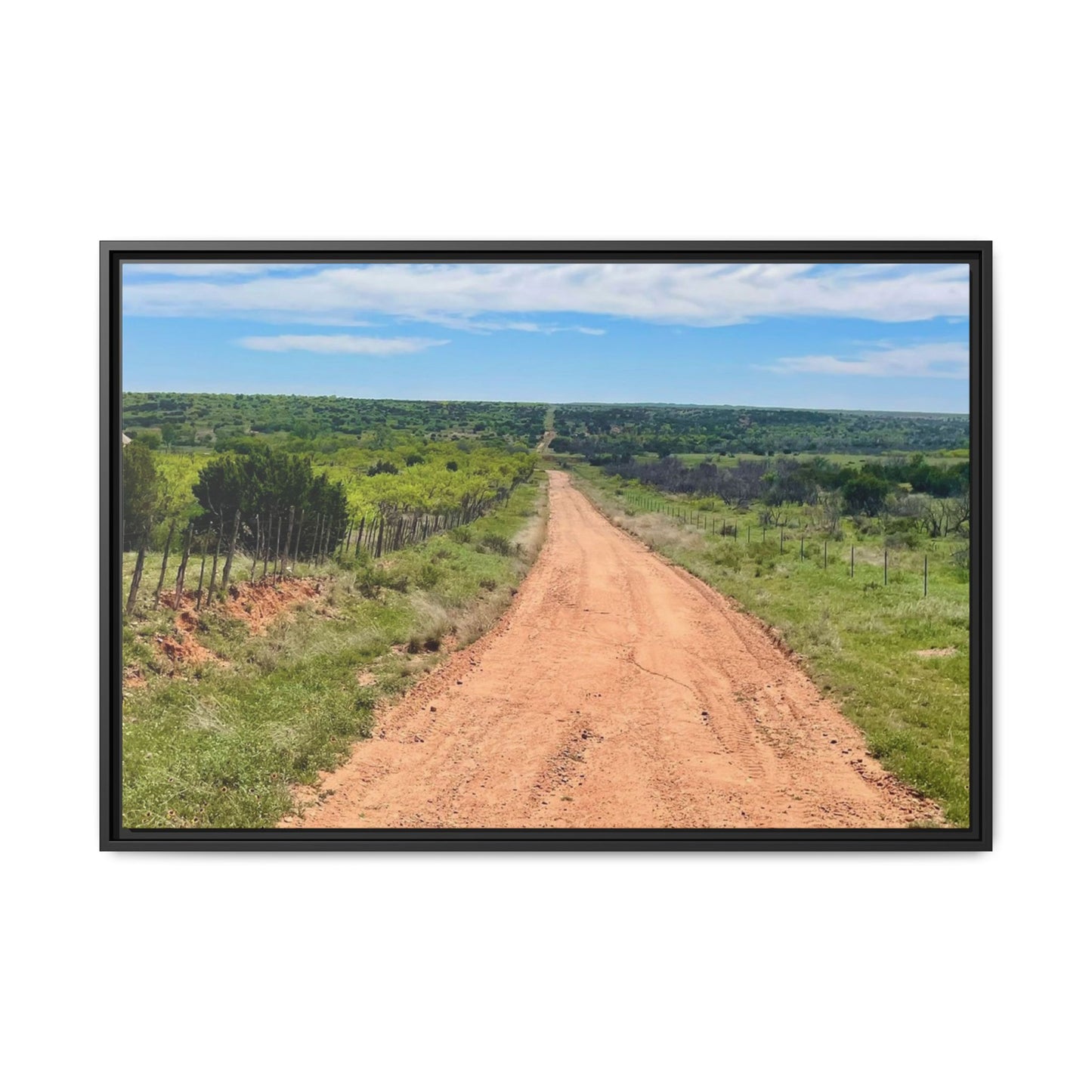 Red Dirt Road, Gallery Canvas Wraps, Horizontal Frame