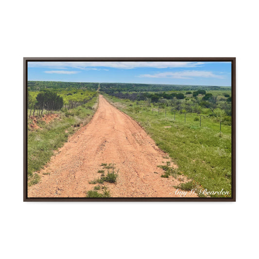 Red Dirt Road, Gallery Canvas Wraps, Horizontal Frame