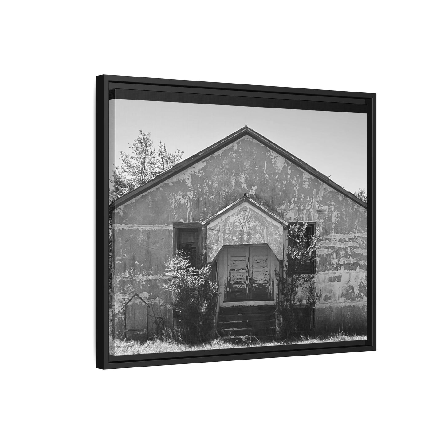 Old Abandoned Church, Gallery Canvas Wraps, Horizontal Frame