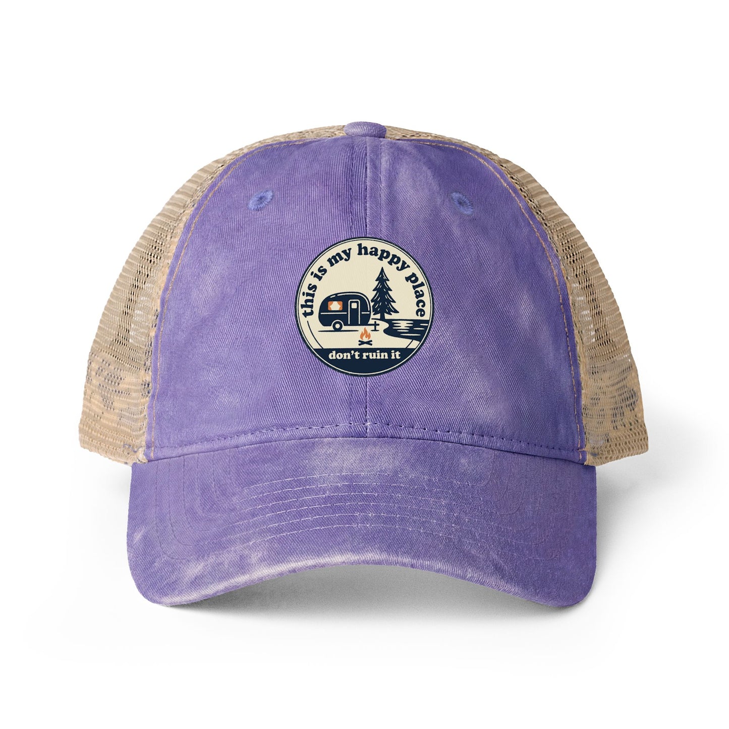 Women's Washed Mesh-Back Cap
