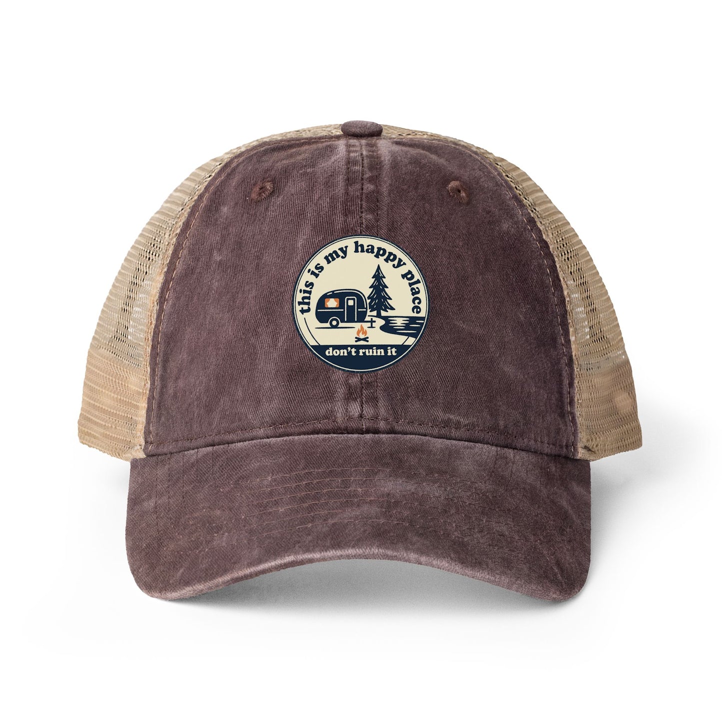 Women's Washed Mesh-Back Cap