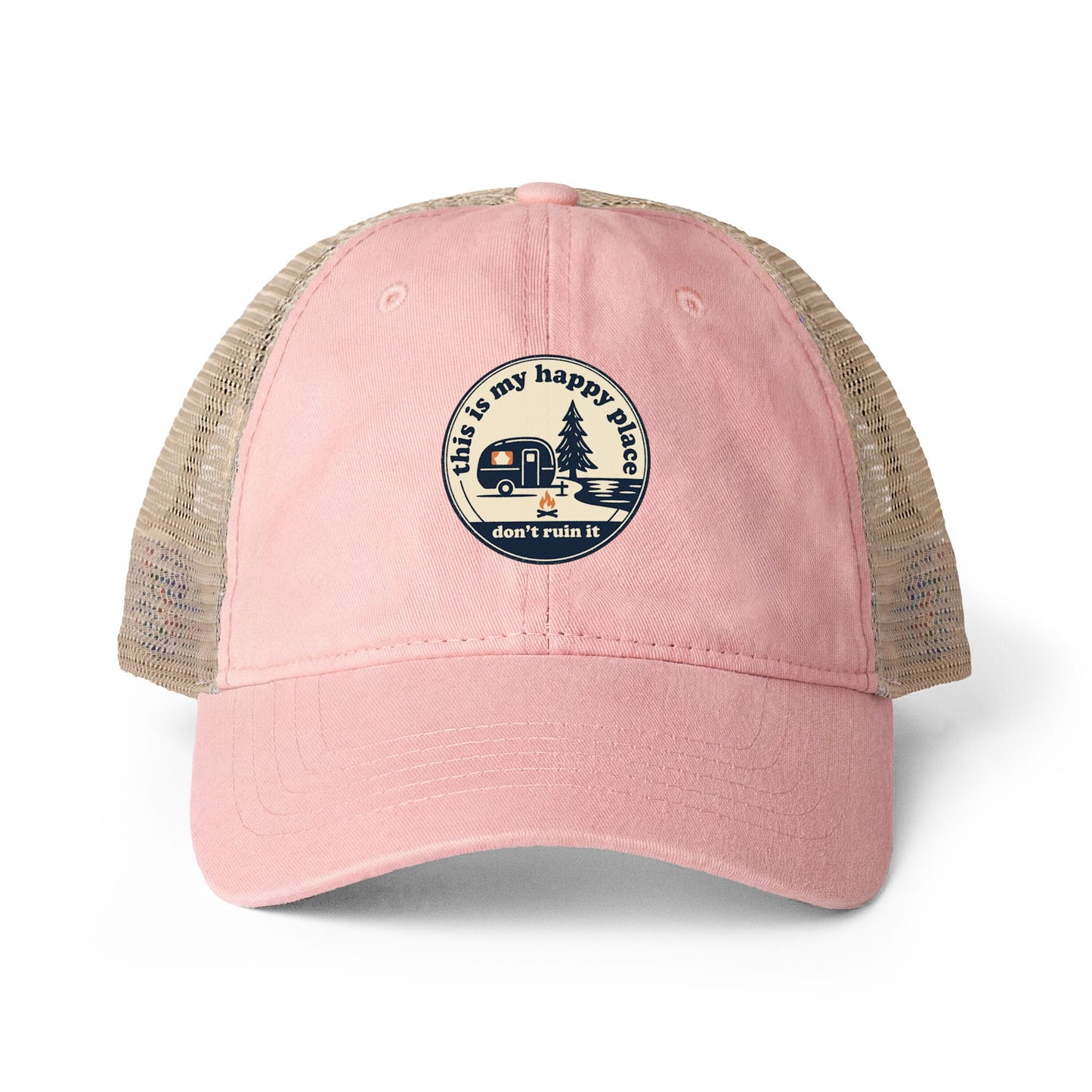 Women's Washed Mesh-Back Cap