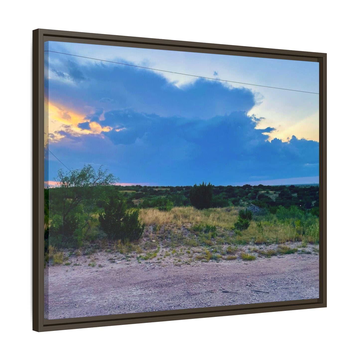 Cloudy Sunset, Gallery Canvas Wraps, Horizontal Frame