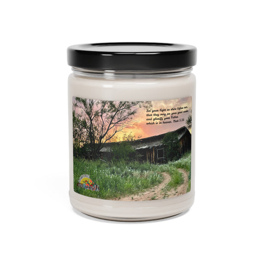 Let your light shine, Scented Soy Candle, 9oz