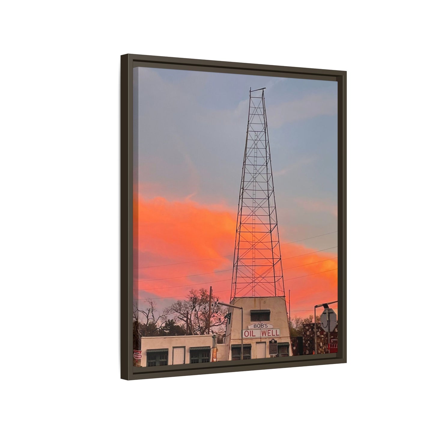 Bob's Oil Well, Gallery Canvas Wraps, Vertical Frame