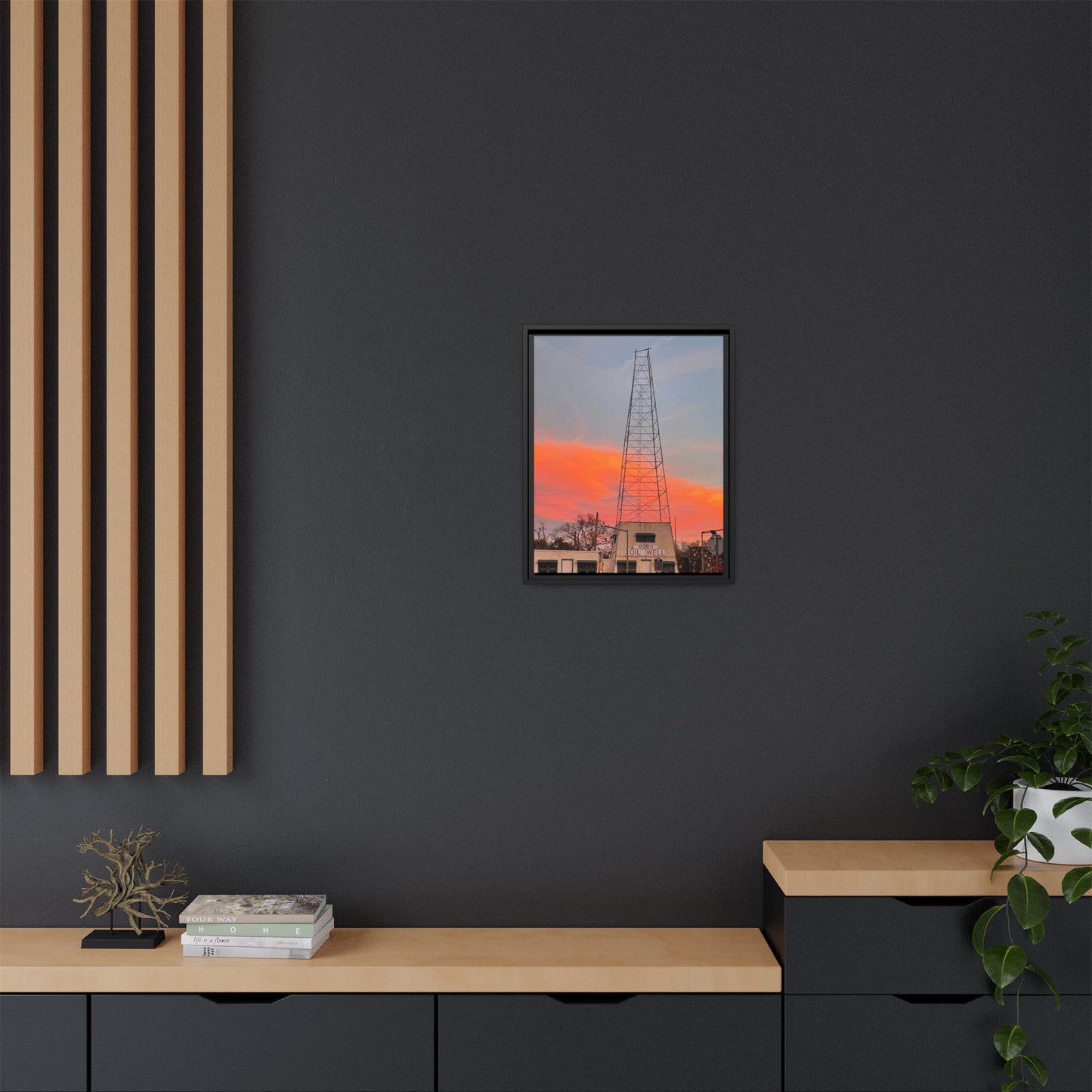Bob's Oil Well, Gallery Canvas Wraps, Vertical Frame