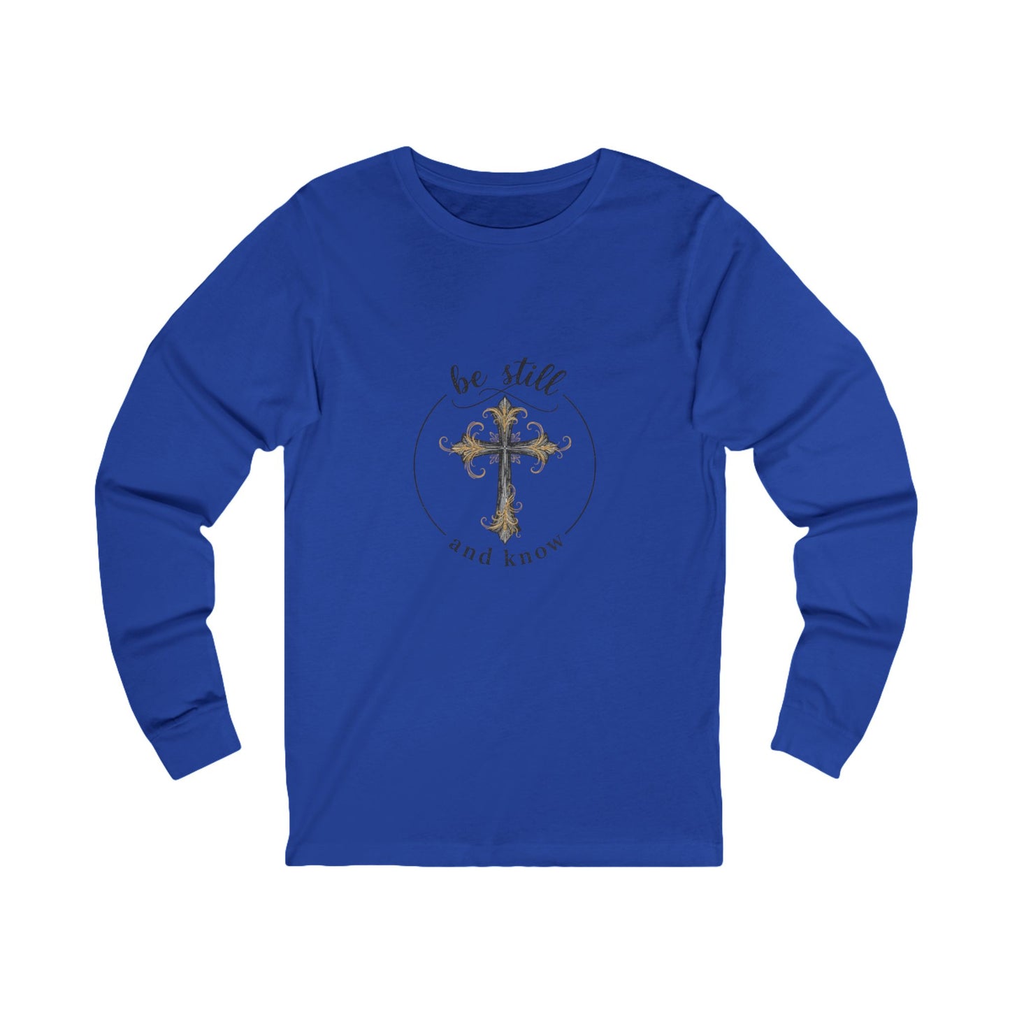 Be Still and Know, Unisex Jersey Long Sleeve Tee