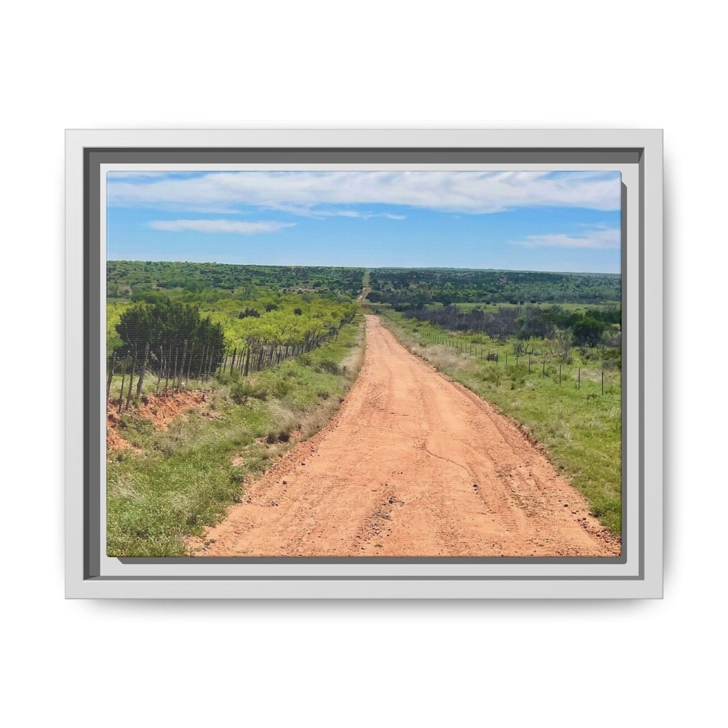 Red Dirt Road, Gallery Canvas Wraps, Horizontal Frame