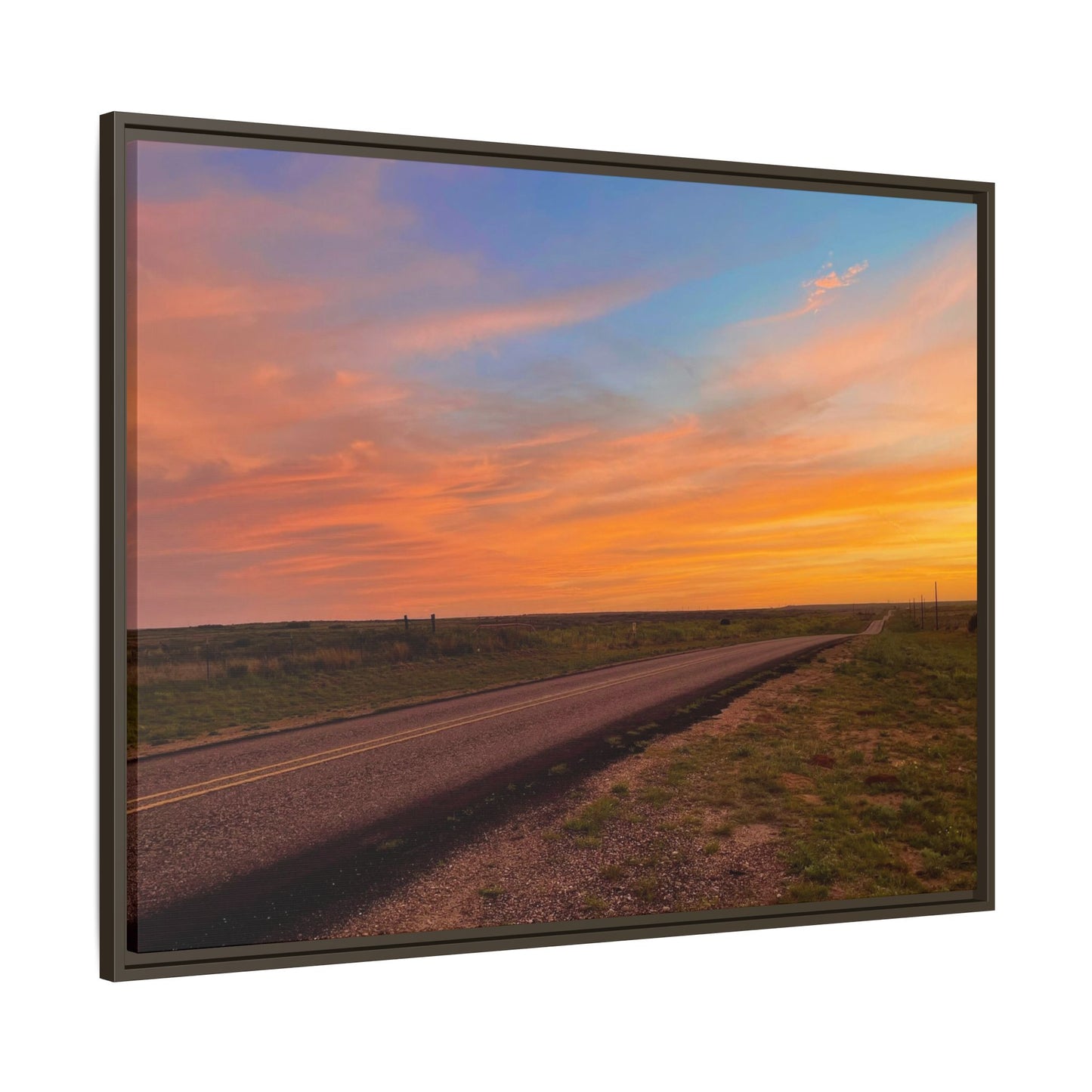 Fire and Ice Gallery Canvas Wraps, Horizontal Frame