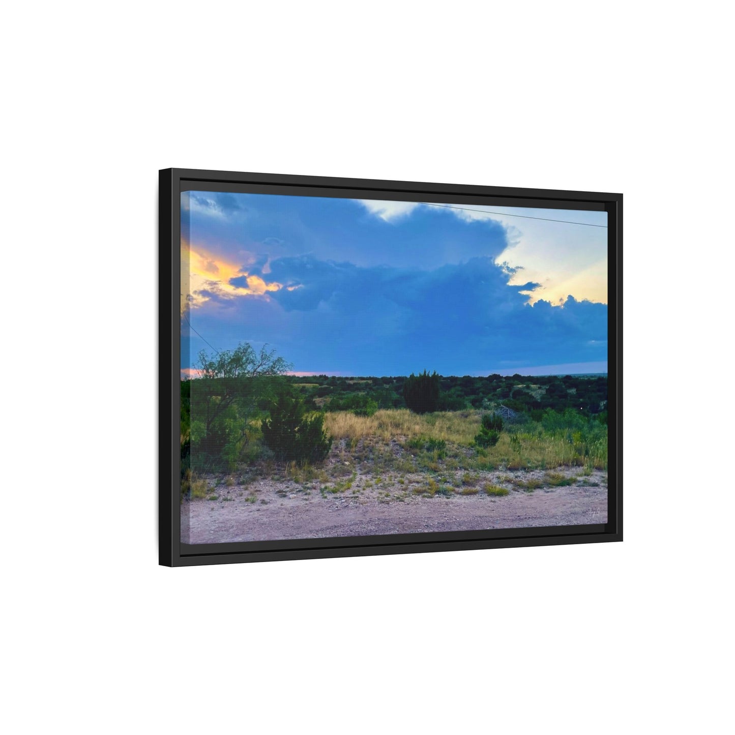Cloudy Sunset, Gallery Canvas Wraps, Horizontal Frame