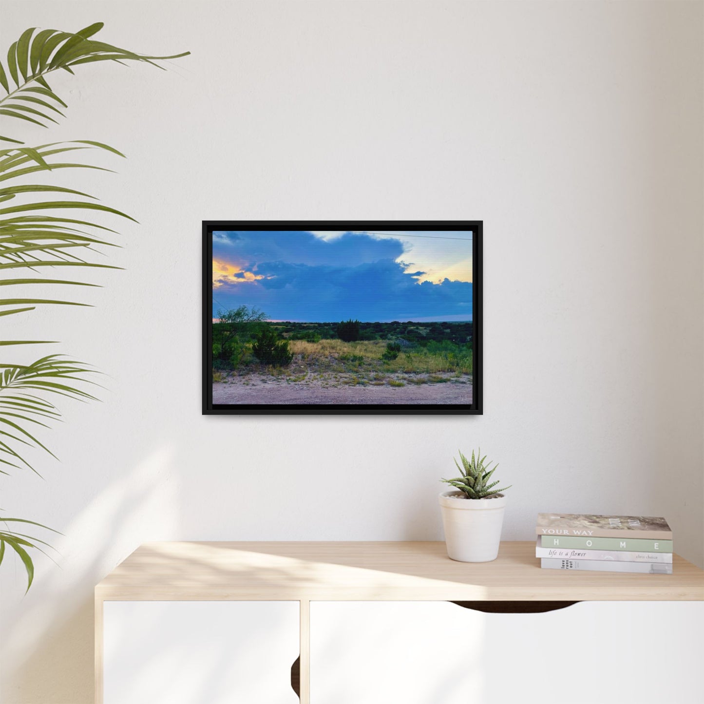Cloudy Sunset, Gallery Canvas Wraps, Horizontal Frame