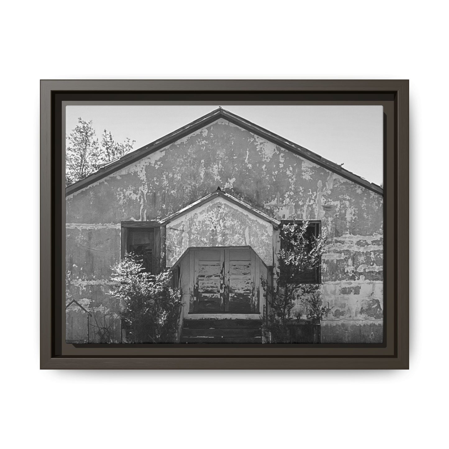 Old Abandoned Church, Gallery Canvas Wraps, Horizontal Frame