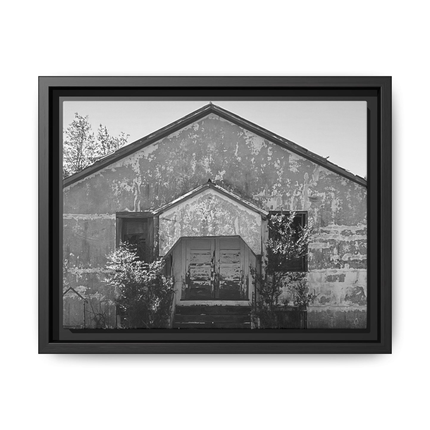 Old Abandoned Church, Gallery Canvas Wraps, Horizontal Frame