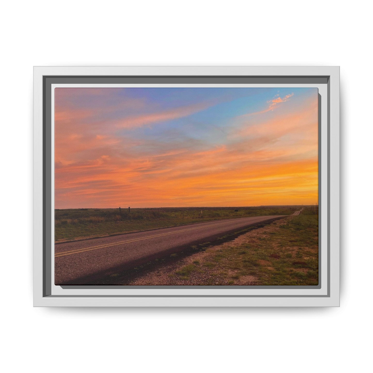 Fire and Ice Gallery Canvas Wraps, Horizontal Frame