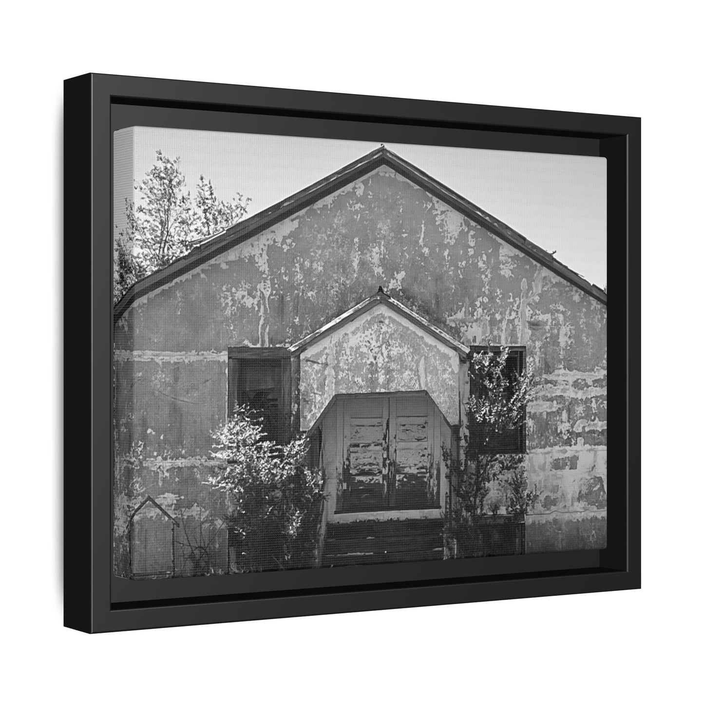 Old Abandoned Church, Gallery Canvas Wraps, Horizontal Frame