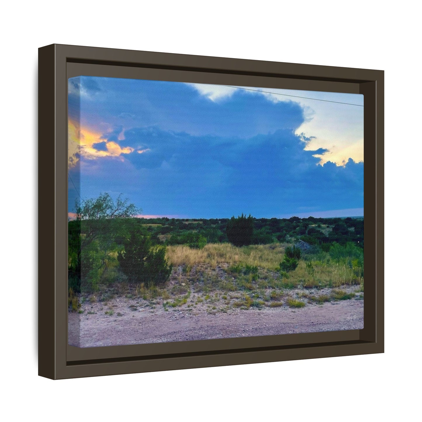 Cloudy Sunset, Gallery Canvas Wraps, Horizontal Frame