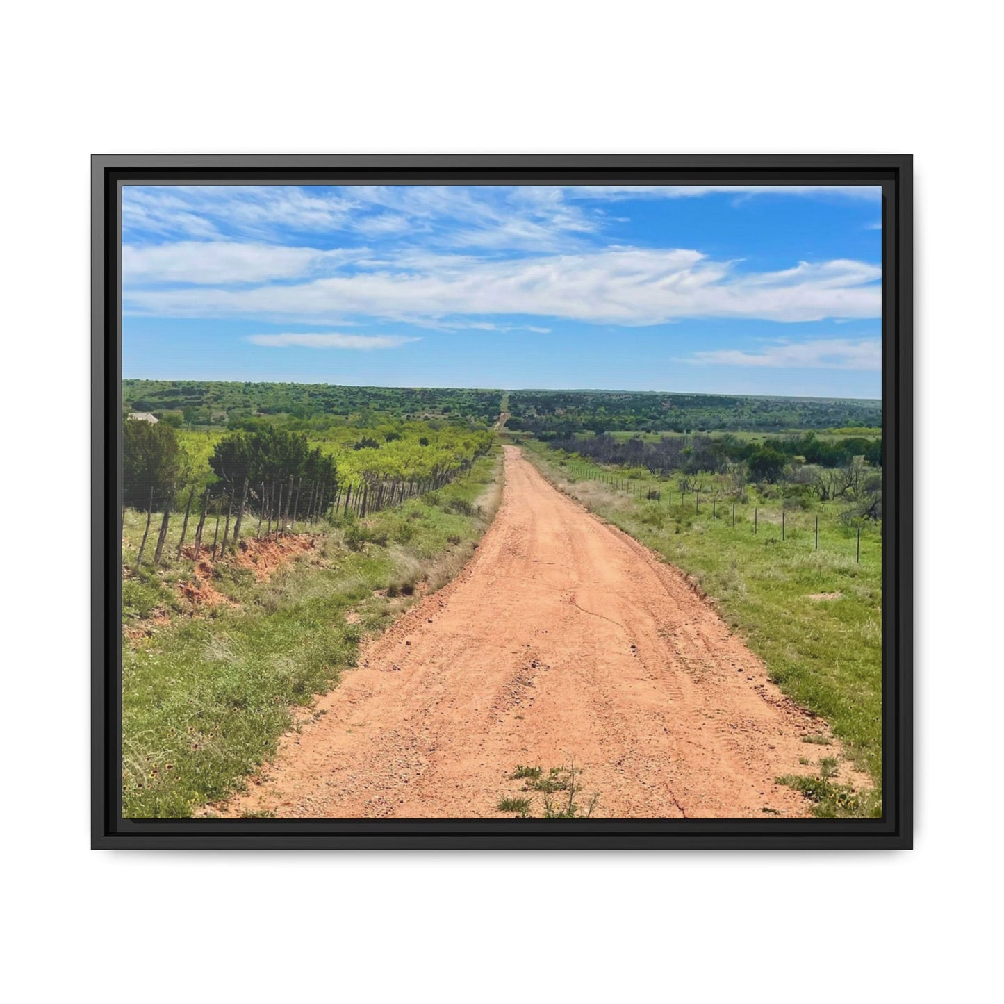 Red Dirt Road, Gallery Canvas Wraps, Horizontal Frame