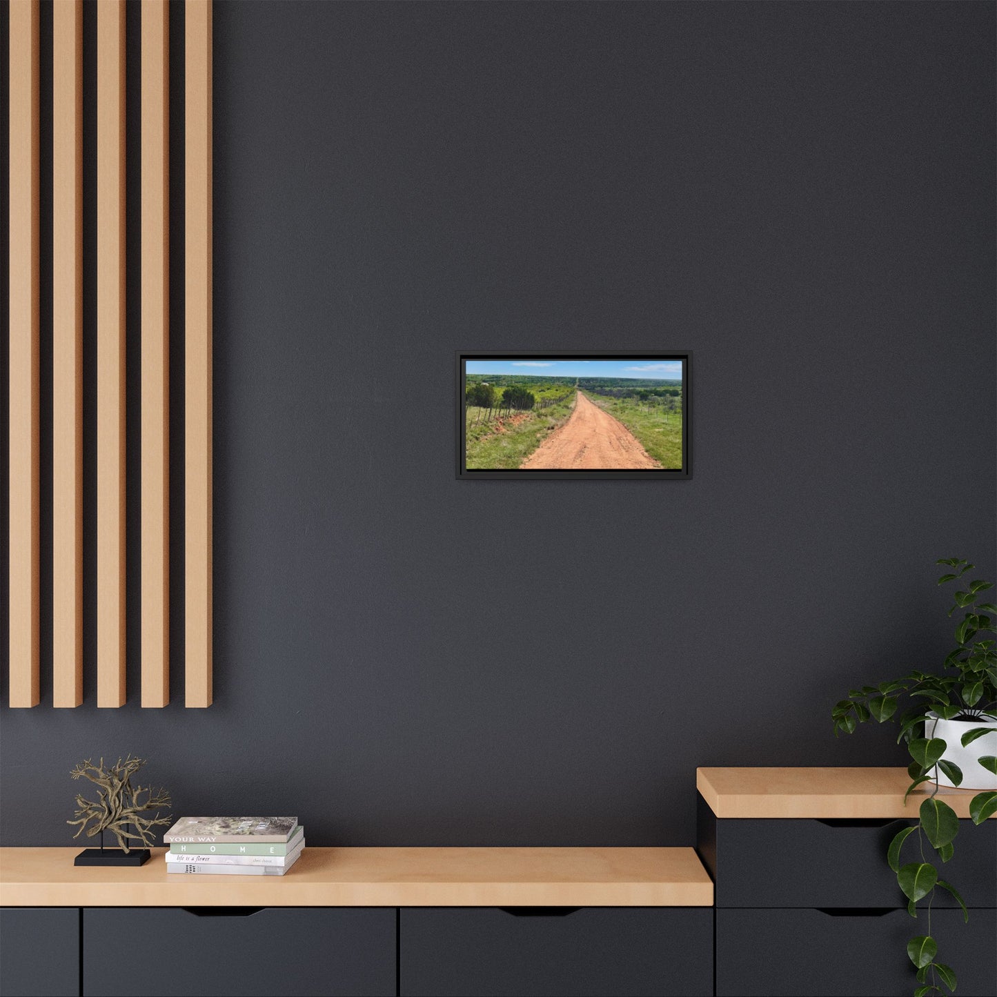 Bird Ranch Road, Matte Canvas, Framed (Multi-color)