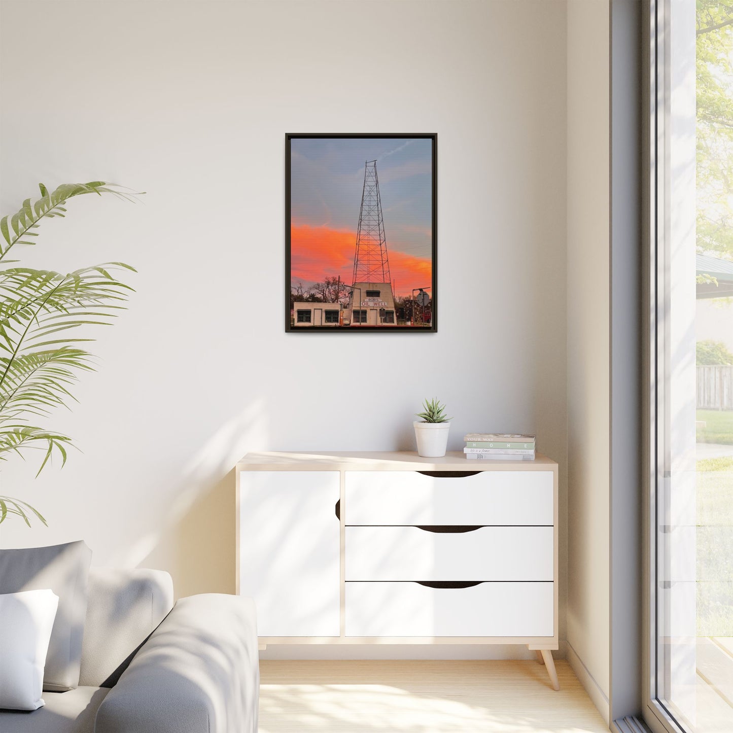 Bob's Oil Well, Gallery Canvas Wraps, Vertical Frame