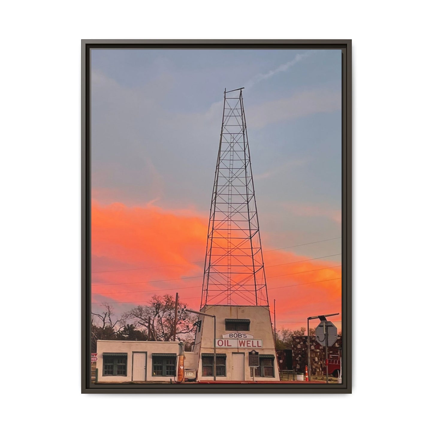 Bob's Oil Well, Gallery Canvas Wraps, Vertical Frame