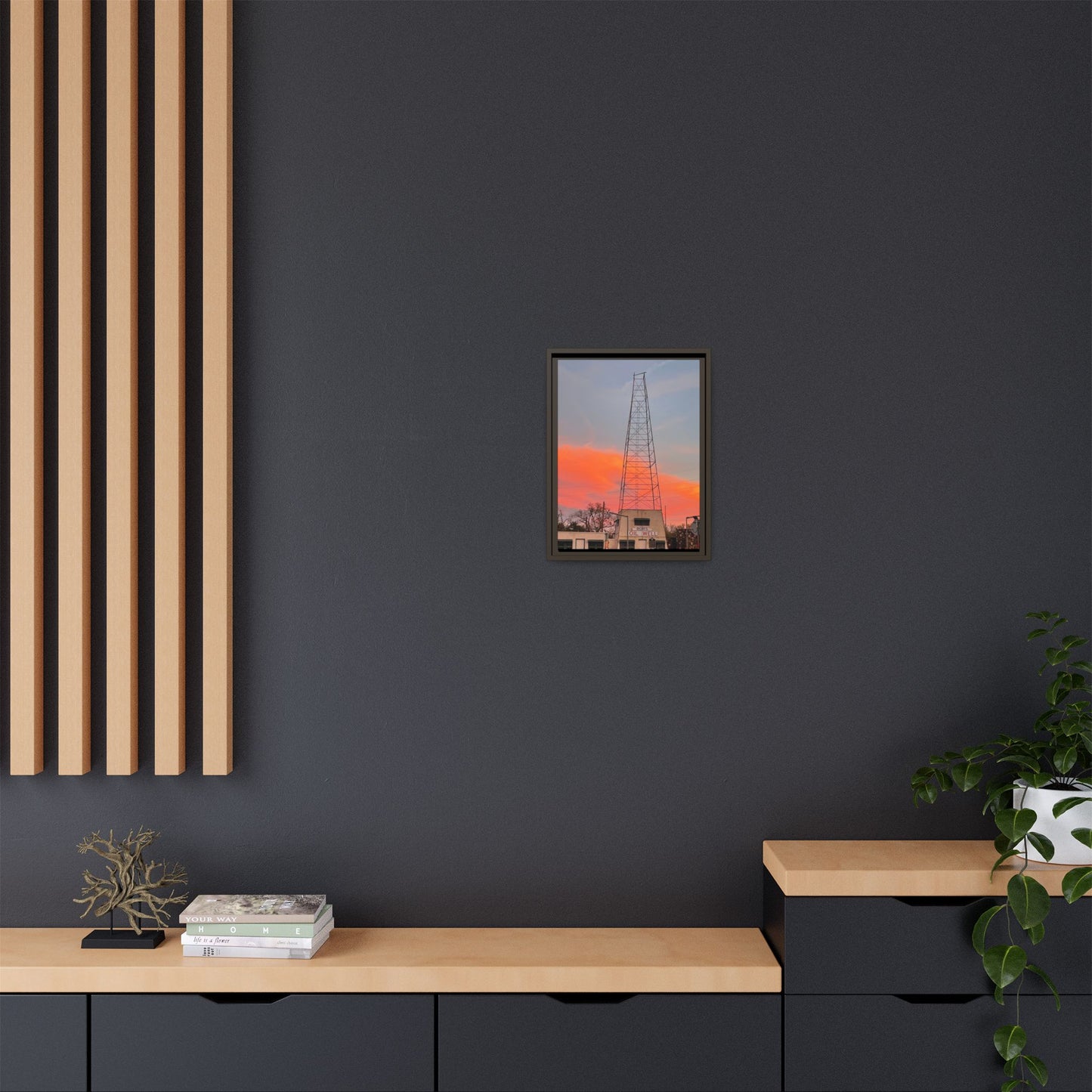 Bob's Oil Well, Gallery Canvas Wraps, Vertical Frame