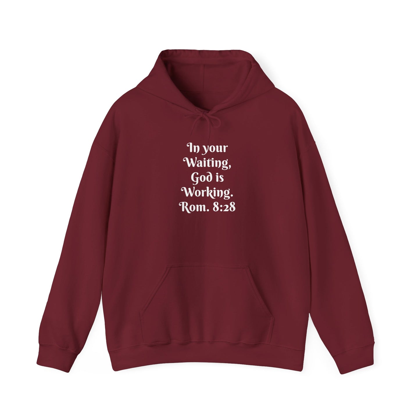 In Your Waiting, God is Working Unisex Heavy Blend™ Hooded Sweatshirt