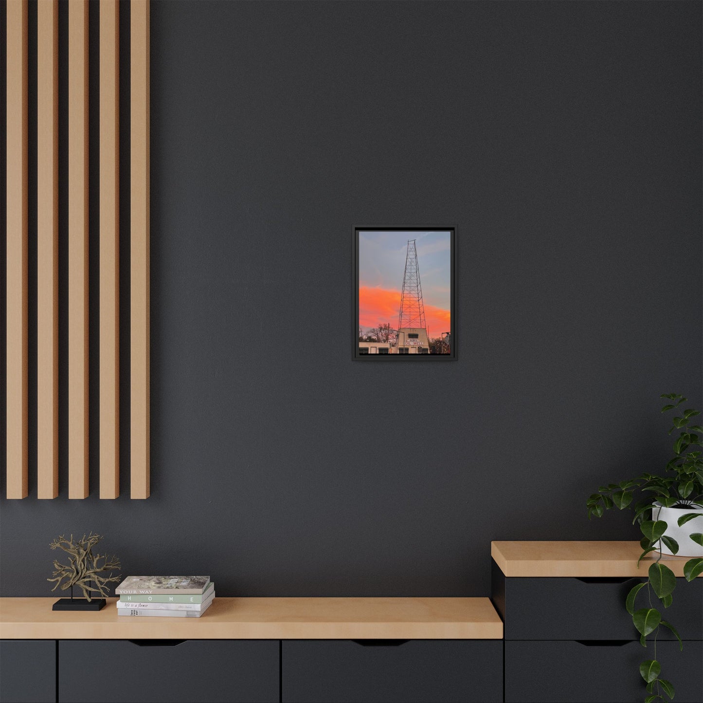 Bob's Oil Well, Gallery Canvas Wraps, Vertical Frame